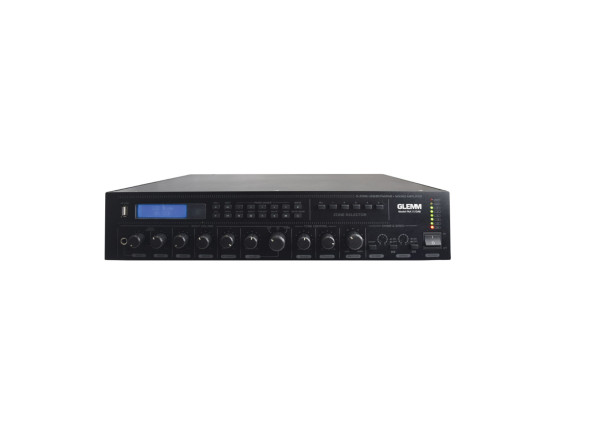 Glemm Amplificador Áudio 100V 350W DAB/FM/USB/MP3 5 Zonas KM-PAA350DAB Glemm Amplificador Áudio 100V 350W DAB/FM/USB/MP3 5 Zonas KM-PAA350DAB